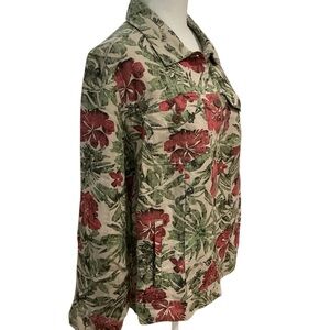 EUC Charter Club Linen Jacket Size 1X